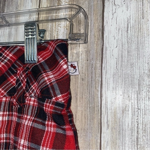 Hello Kitty Red Plaid Skirt - Picture 2 of 4
